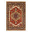 Faize Oriental Area Rug in Rust