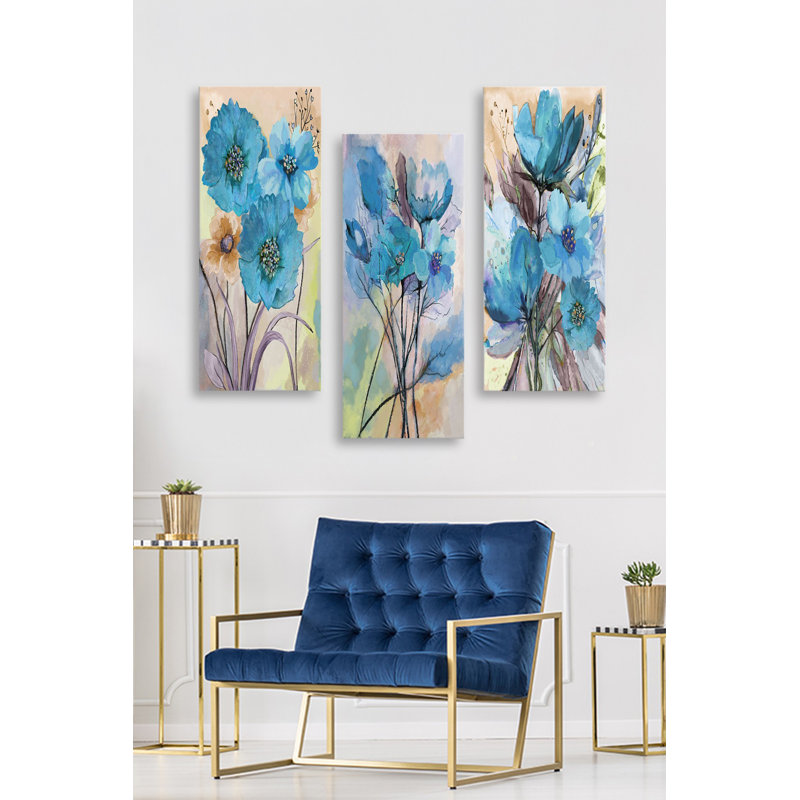 Ensemble de 3 panneaux décoratifs élégants, 27,6 po x 19,7 po | 100% panneau de fibres à densité moyenne, épaisseur: 0,1 pouce | Parfait pour le salon, la chambre à coucher et le bureau, et pour une œuvre d'art élégante et polyvalente