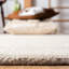 Tapis oriental en laine et coton touffeté à la main Dejesus-900586063