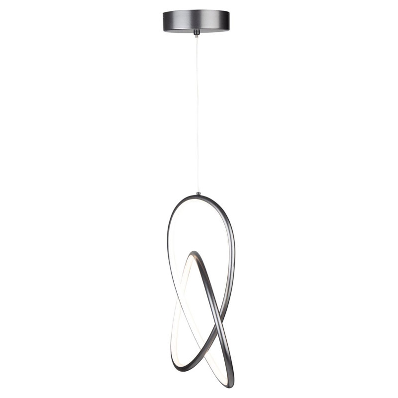 1 - Light Grey LED Unique/Statement Pendant