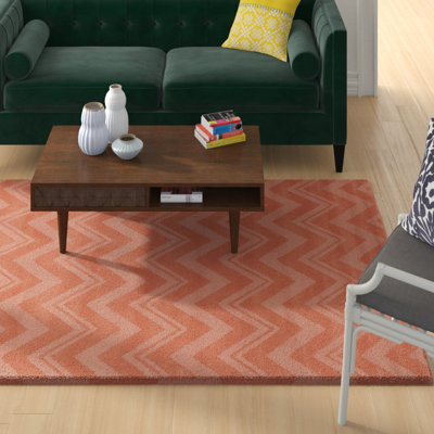 Nishi Hand Loomed Wool Chevron Rug