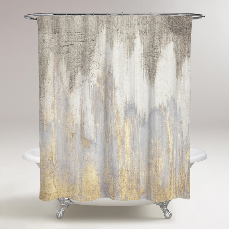 Vantassel Abstract Shower Curtain