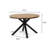 Jurinus 4 - Person Acacia Patio Dining Set with Round Table