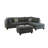 3-PC SECTIONAL In Blue Gray