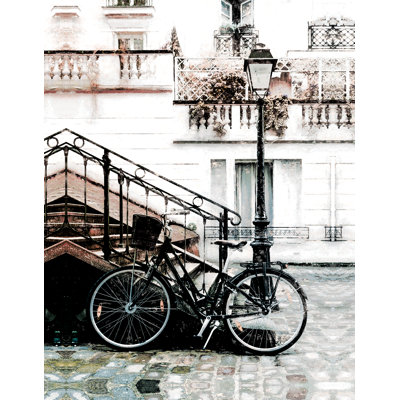 Bike in Paris - Painting Print