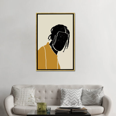Black Hair I - impression d'art graphique