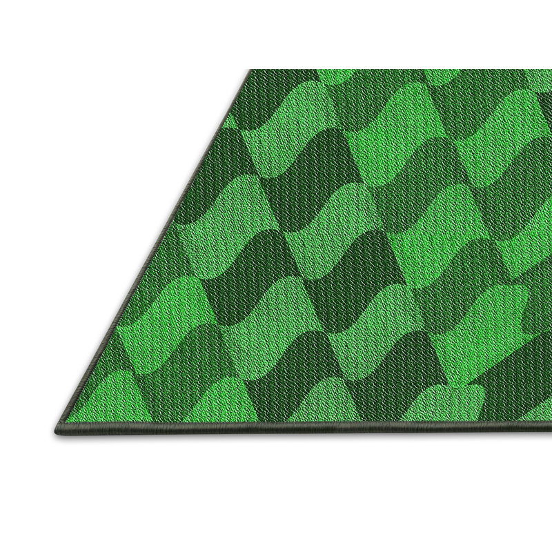 Tapis de zone verte à motif, Rectangle 2 pi x 4 pi
