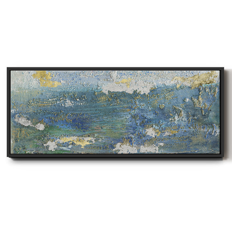 Sparkling Sea I- Framed Canvas