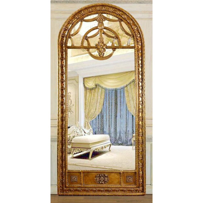 Aurora Solid And Engineered Wood Mirror