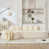 Chenille ivoire