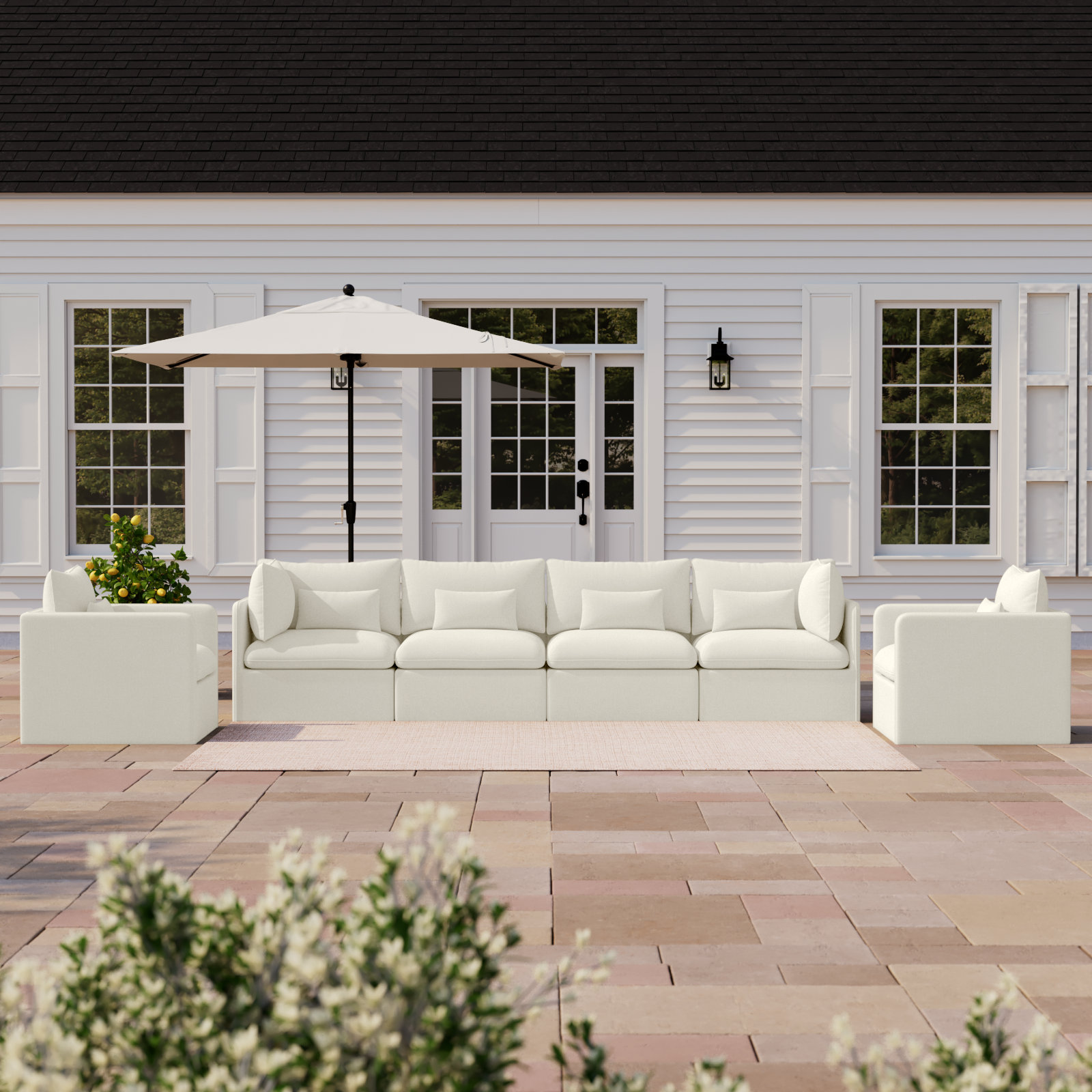 Valliere 6pc Multi-Chair Seating Set