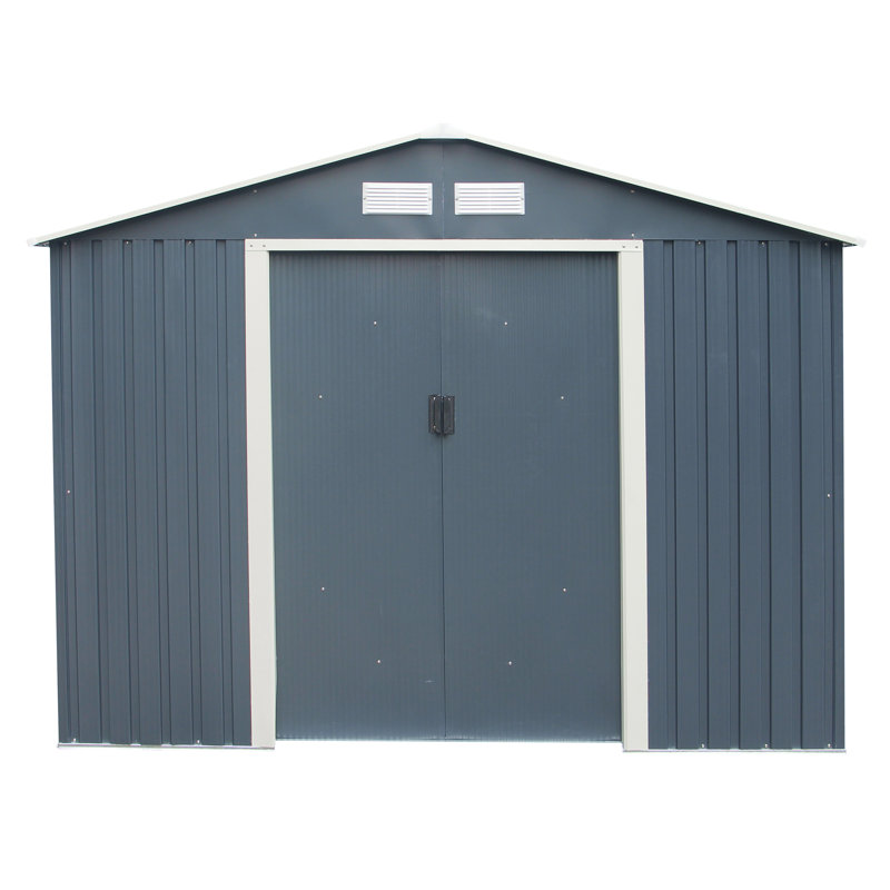 Danae 8 ft. 6 in. W x 5 ft. 11 in. D Metal Garage Shed