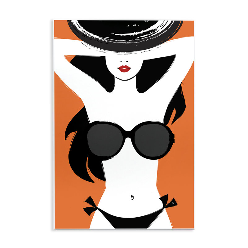 «Summer Vibes Girl» par Martina Pavlova, H 15 po x l 10 po
