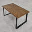 Tyree Oak Metal Base Dining Table-1521073140-1521072640