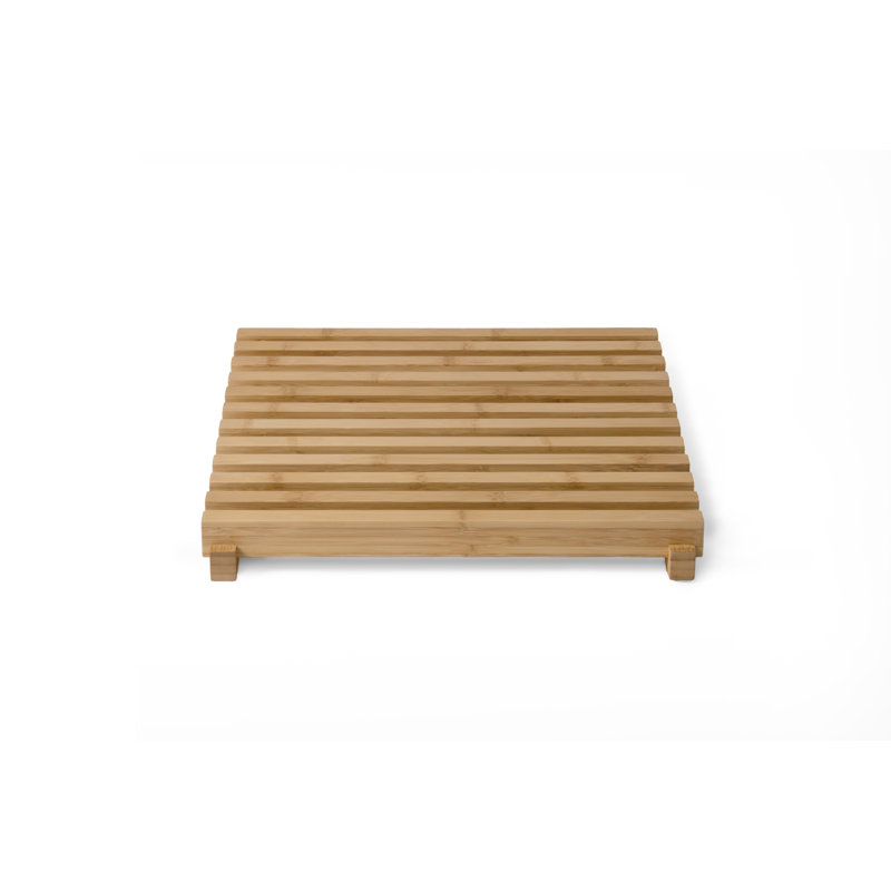 Belinda Solid Wood Shower Mat