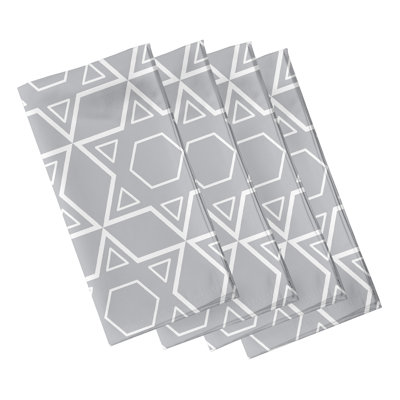 Kurston Polyester Geometric Square Napkin