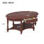 Table basse traditionnelle avec rangement