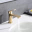 Robinet de lavabo à poignée simple-118546162