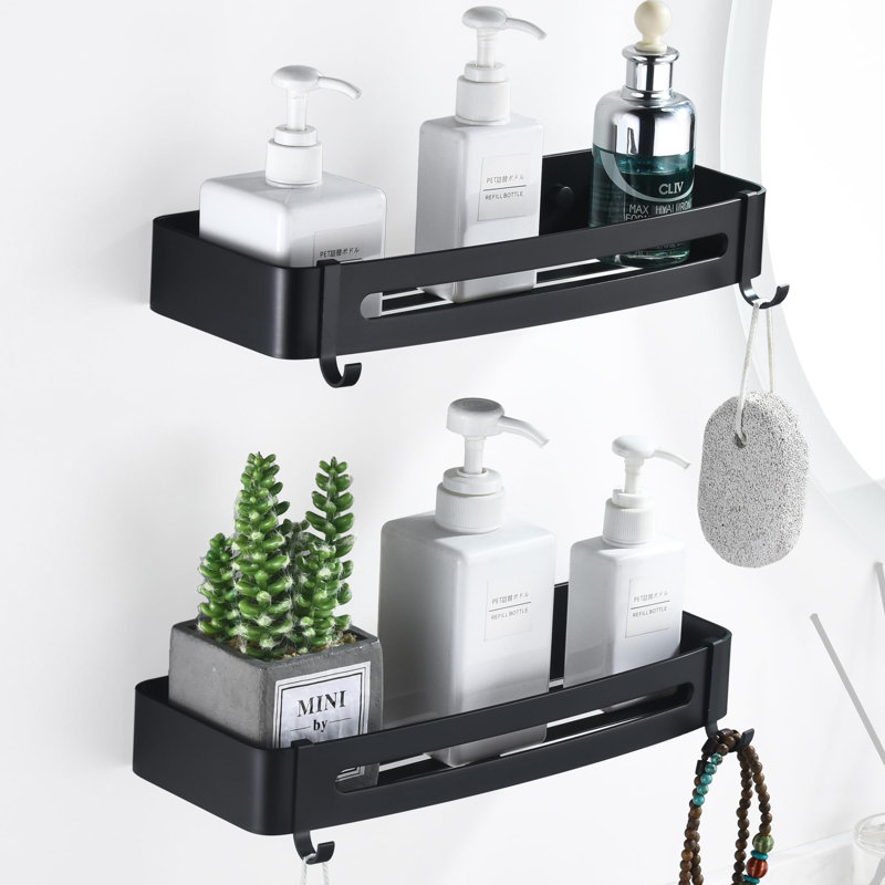 Hallsburg Shower Caddy, Matte Black