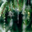 Ensemble de 18 ornements d'arbre de Noël, flocons de neige en acrylique et glaçons décoratifs suspendus en cristal pour les fêtes d'hiver et les balles de décoration