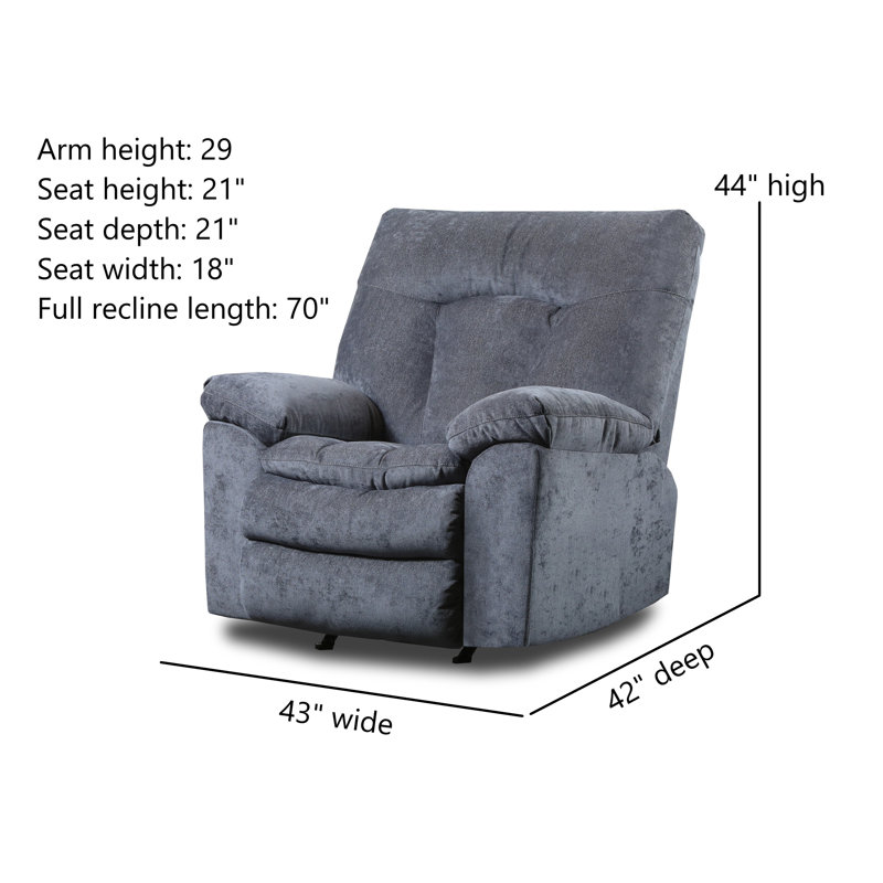 Fauteuil inclinable Benny, Bleu