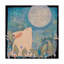 « lapin et lune », art sur toile-36205151