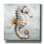  «Cape Cod Seahorse» par Nicole DeCamp, art mural sur toile, 37 po x 37 po