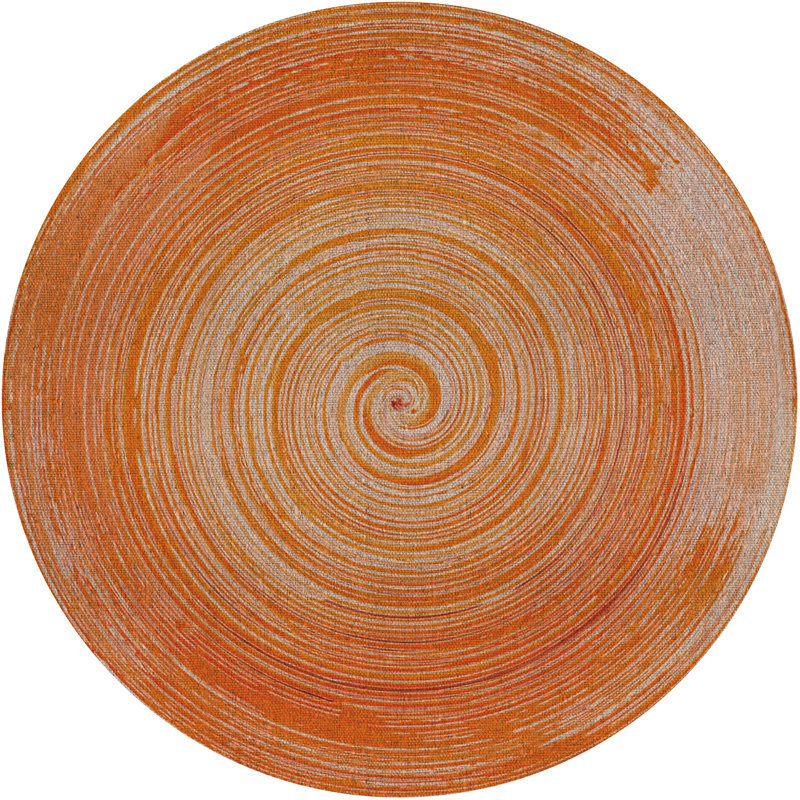 Rileyn Round Vinyl Area Rug, Round 150cm