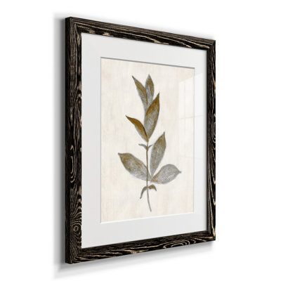 " Bronze Leaf II " Painting Print