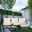 Canapé modulaire d'extérieur en osier 3 pièces avec conversation-919347989