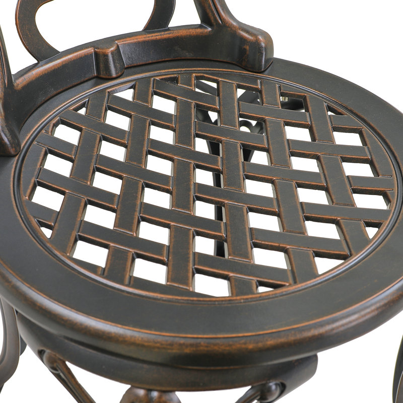 Chaise d'appoint Bartev, Bronze
