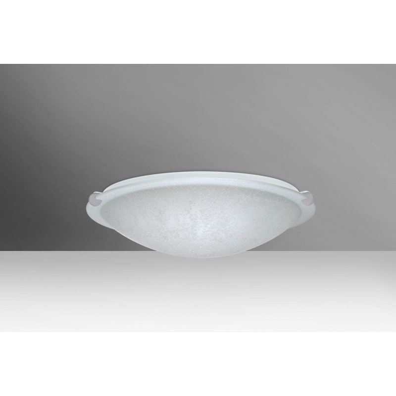 Plafonnier encastré d’extérieur 1 ampoule Tajik, Nickel satiné