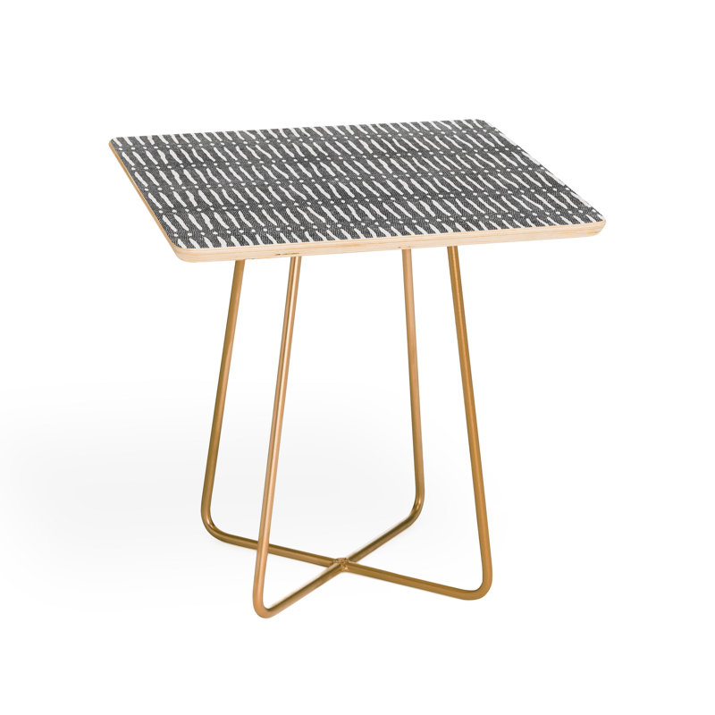 Table de bout à pieds croisés, Gris