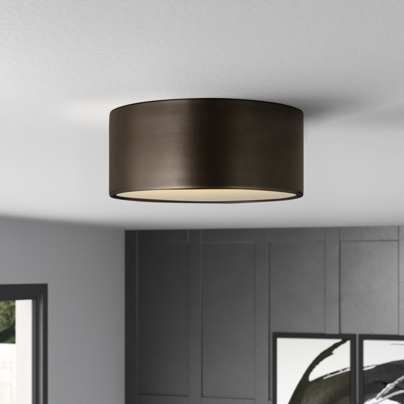 Hadlock Flush Mount, Bronze