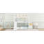 Lit superposé simple en métal avec glissade, lit pour enfant-373124137
