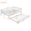 Lit de jour double en bois avec couchette et garde-corps, blanc-1137211489-1137211488