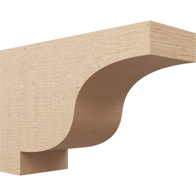 Bois de cèdre brut Newport, grain de bois TimberThane, brun clair apprêté