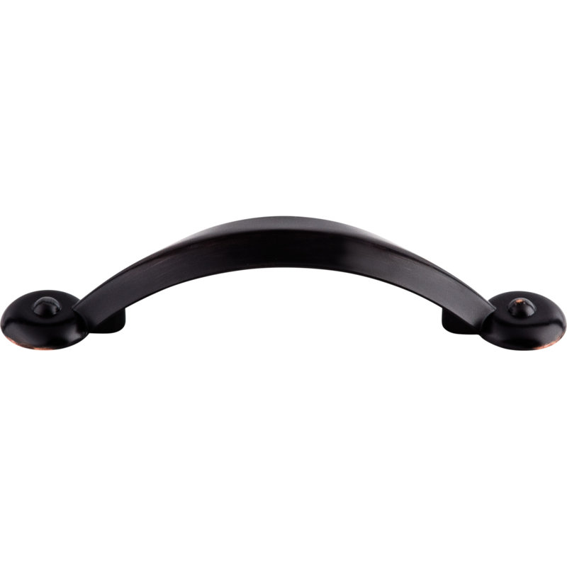 Angle 3" Center to Center Bar pull, Tuscan Bronze, 3" Center to Center