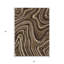 Tapis intérieur lavable abstrait ivoire 5 pi x 8 pi