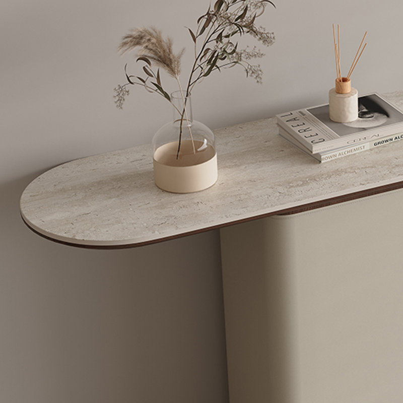 Console minimaliste de style italien, H 33,5 po x l 55,1 po x P 13,8 po