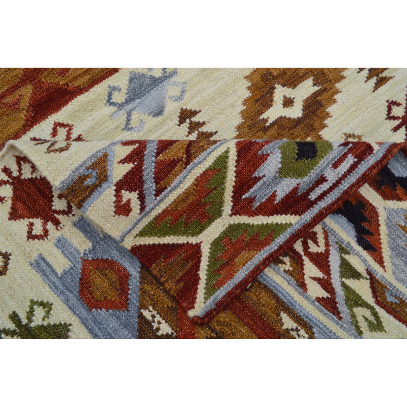 Southwestern Wool Hand Woven Area Rug, Rectangle 155 x 244cm