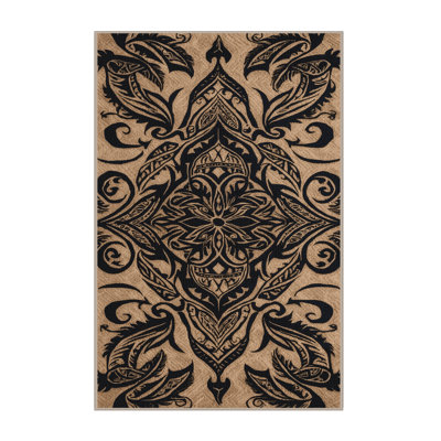  Tapis hawaïen lavable Tribal