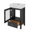 Ensemble de meuble-lavabo en céramique 20 po avec armoire de rangement et tiroir