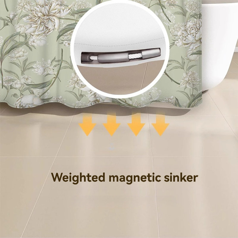 Rideau de douche en polyester