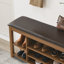 Banc à chaussures avec compartiments de rangement-1670444943
