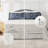 Bedsure Bed in a Bag - Reversible Flroal & Plant Pattern Printed with Comforters, Sheets, Pillowcases & Shams-110389548