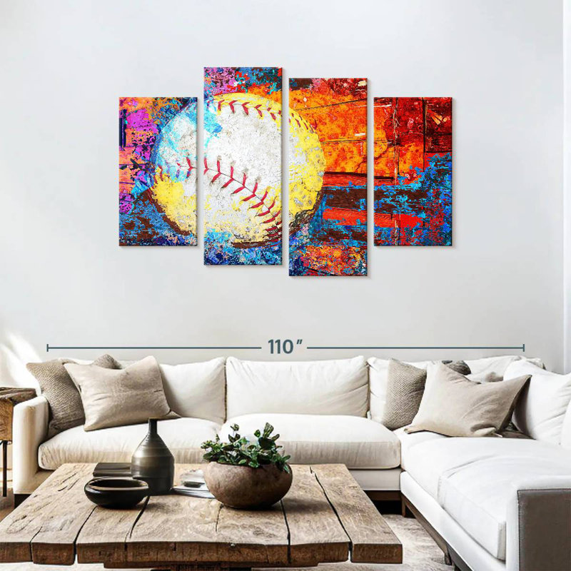 Sireci Baseball Energy, 48" H x 75" W