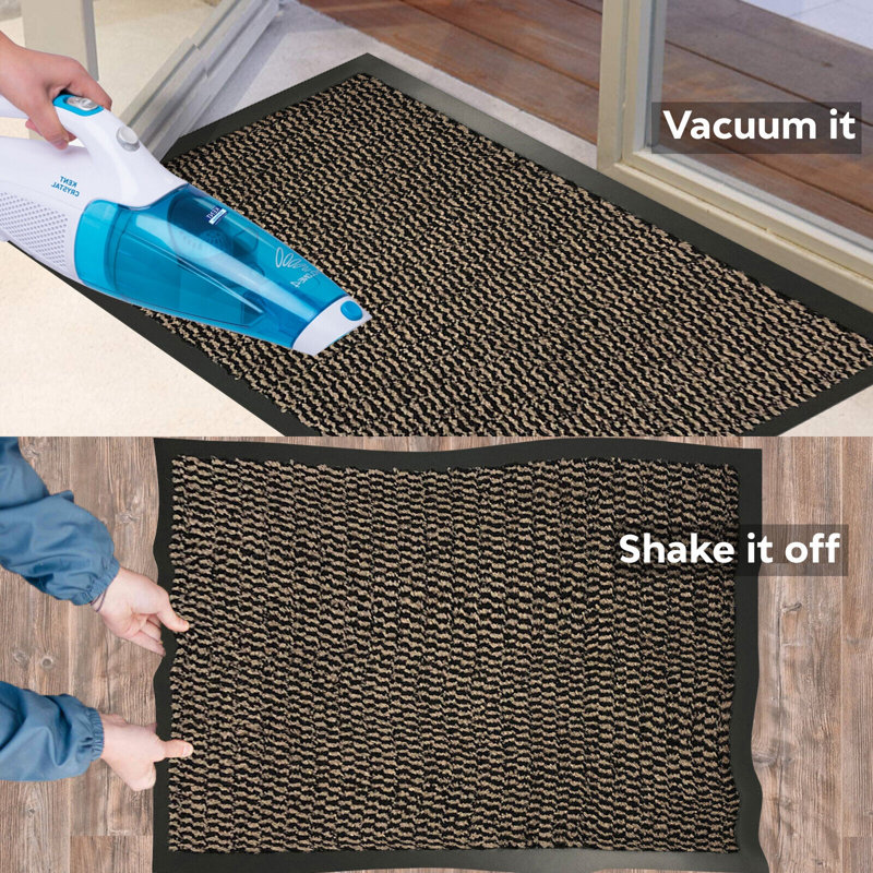 Folrich Kitchen Mat, Brown, 80cm W x 120cm L