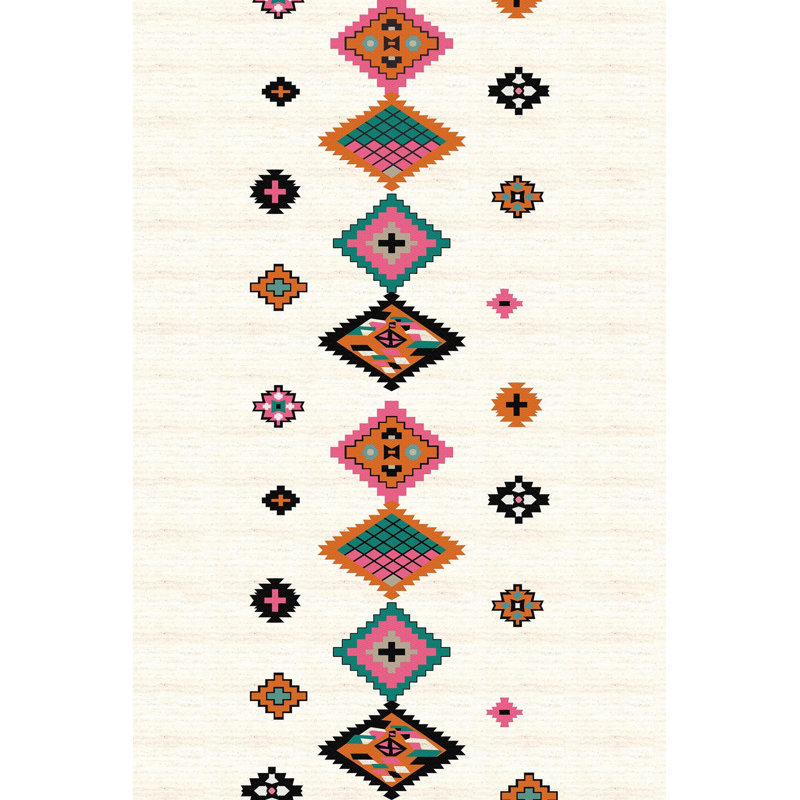 Premium Woven Area Rug, 5.9 x 9.2 Feet | 100% Polyester, 650 g/m² | Antibacterial, Non-Slip PVC Dot Underside, 0.3 in Pile Height | Machine Washable, 3D Digital Printing | Perfect for Living Room & Bedroom Decor