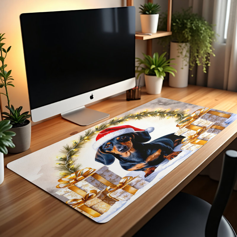 Polyester Desk Pad, 31.5x15.5